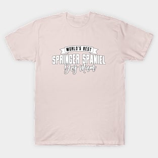 Springer Spaniel, World's Best Dog Mum T-Shirt